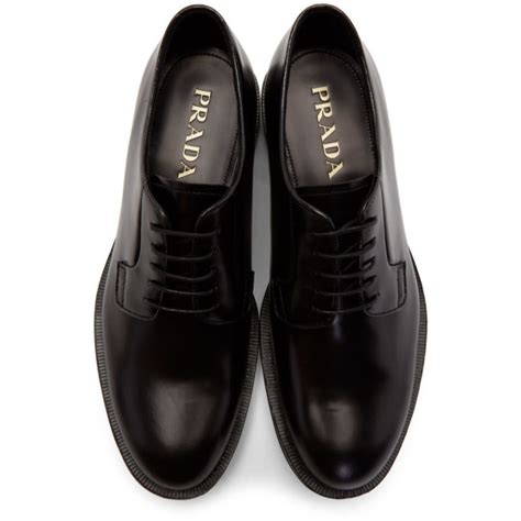 prada black derbys|prada derby boots.